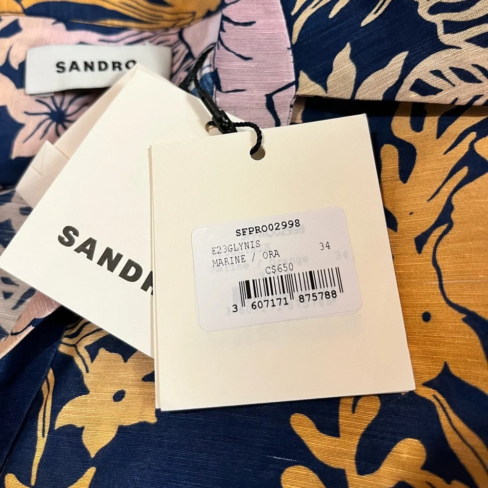 Sandro Linen Dress - Picture 8 of 16